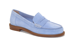 MOCASSINO IN CAMOSCIO LAKE ELSA N252 AZZURRO